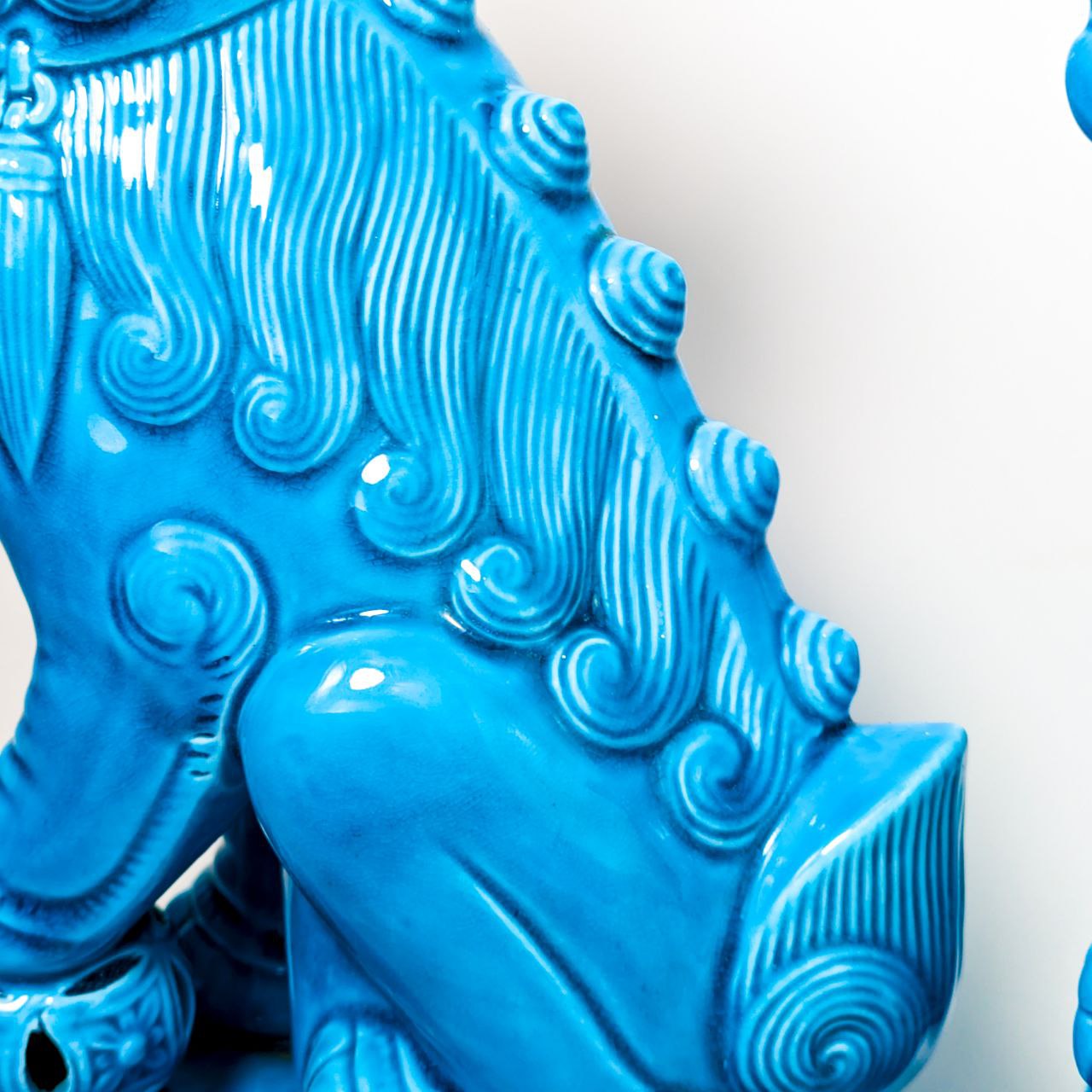 Pareja de Perros machos Foo Chinos c.1950