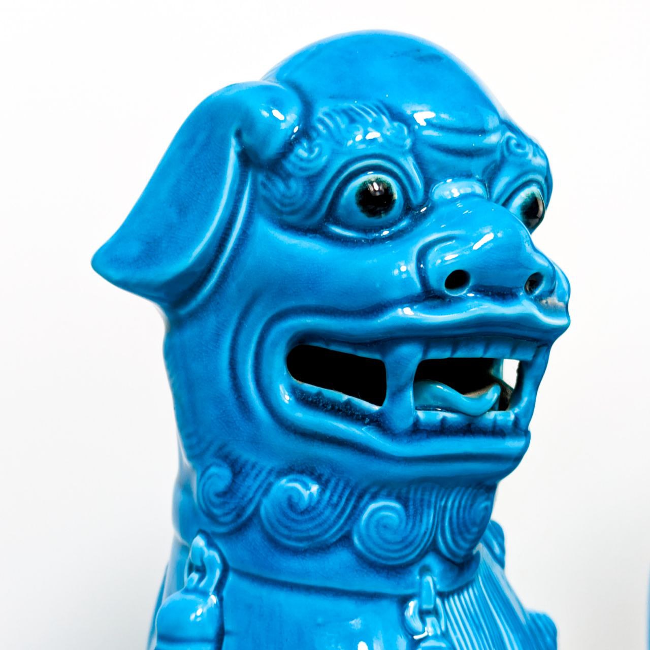 Pareja de Perros machos Foo Chinos c.1950