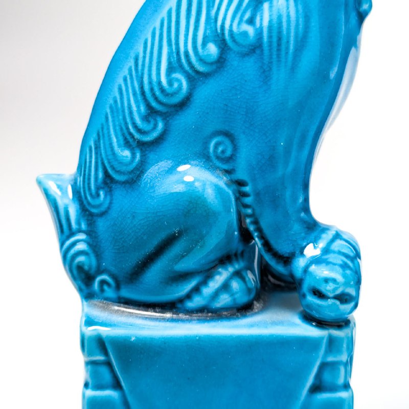 Pareja de Perros Foo Chinos 12cm c.1950