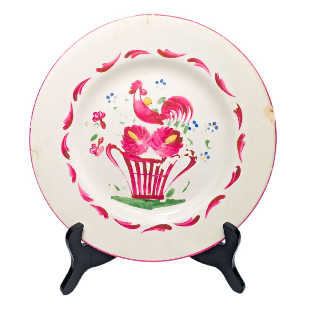 Plato Francés de Luneville s.XIX