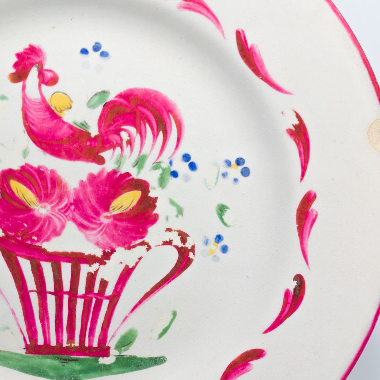 Plato Francés de Luneville s.XIX