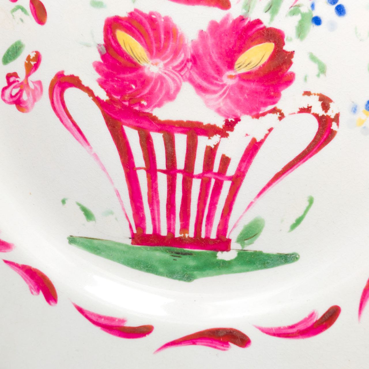 Plato Francés de Luneville s.XIX