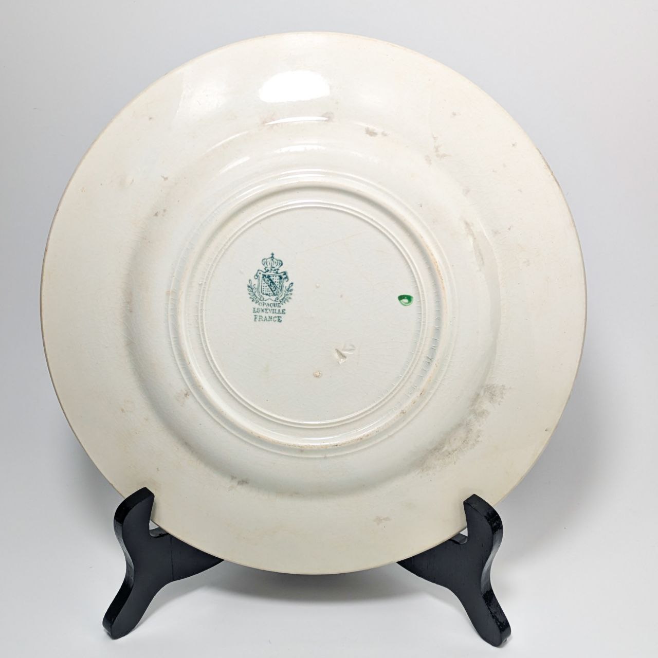 Plato Francés de Luneville s.XIX