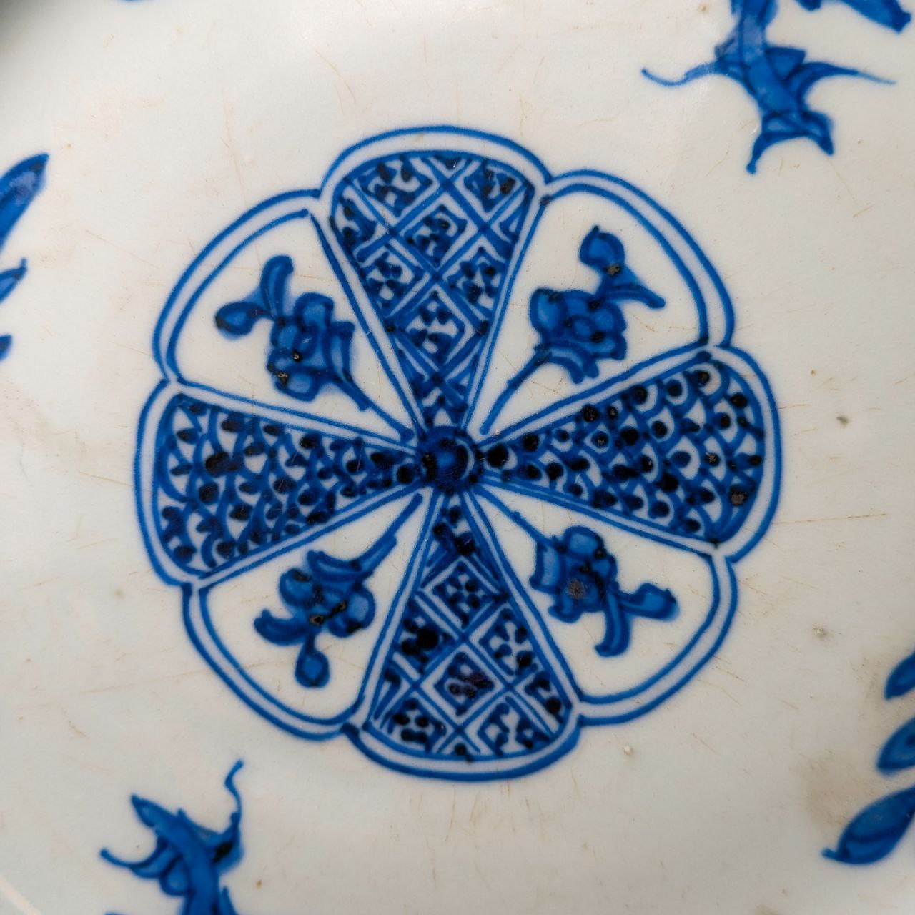 Plato Chino Compania de las Indias periodo Kangxi (1661-1722)