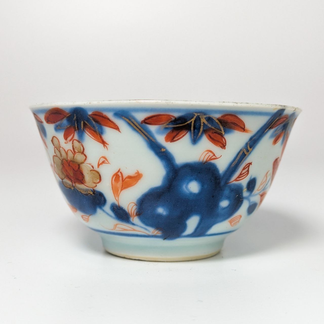 Plato con taza de té Chino Kangxi Imari (1661-1722)