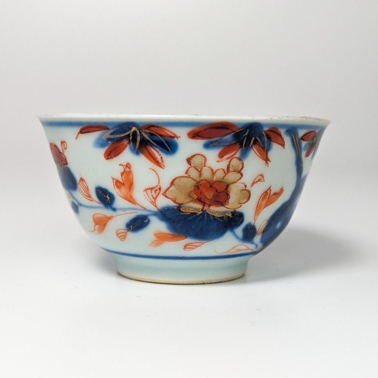 Plato con taza de té Chino Kangxi Imari (1661-1722)