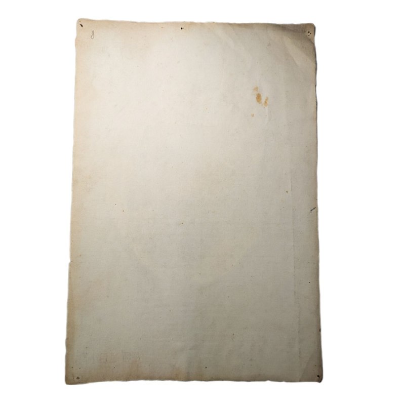 Dibujo de Medallón con cabeza de niño de Artista Barcelonés Ramón Martí c.1955