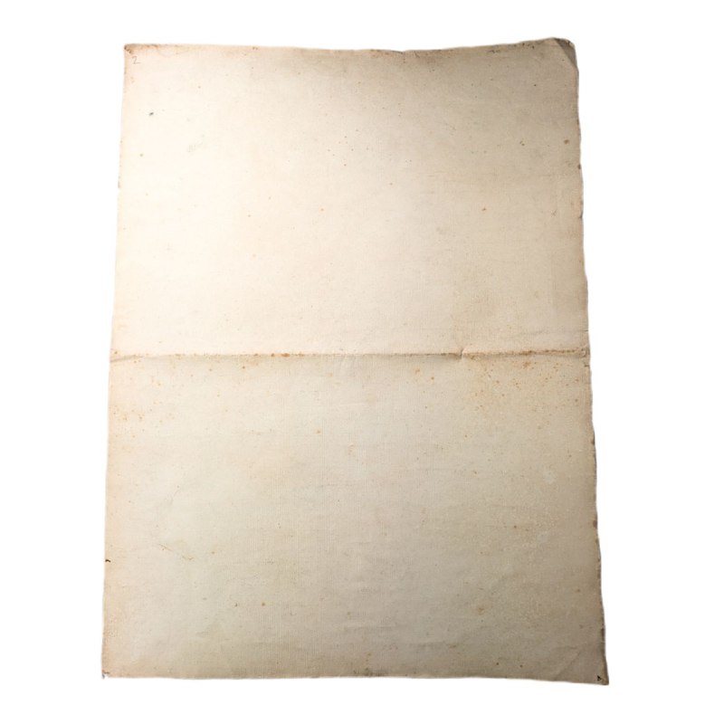 Dibujo de Busto de Voltaire de Artista Barcelonés Ramón Martí c.1955