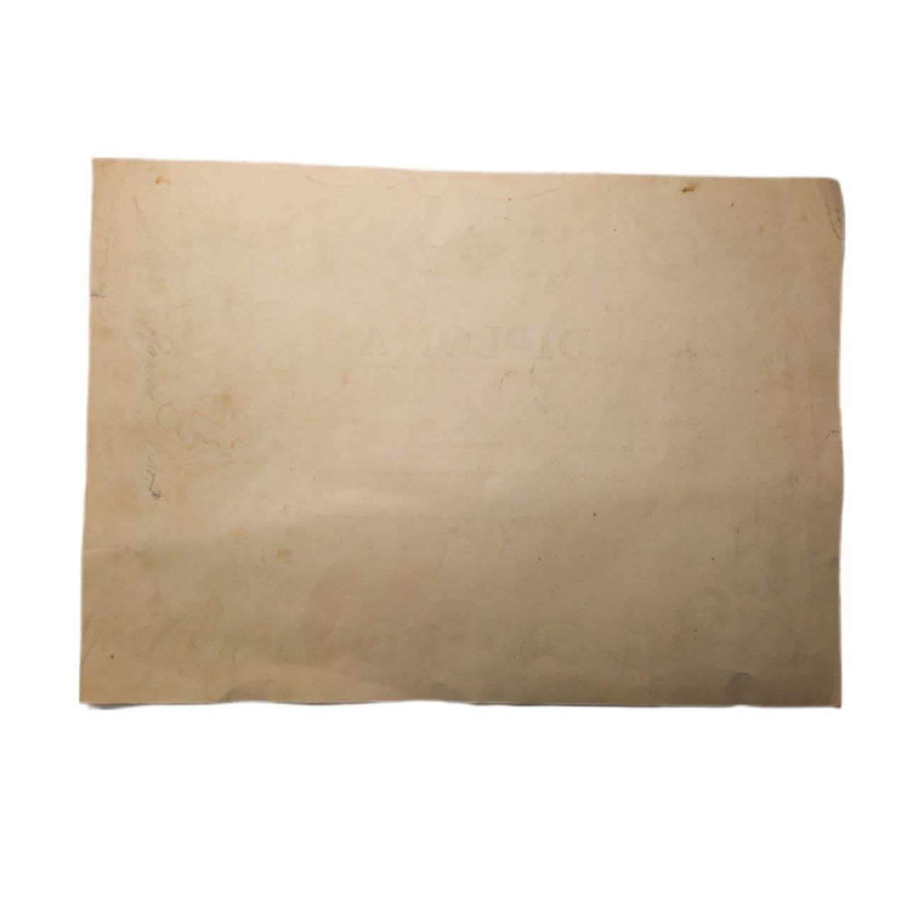 Diploma del Artista Ramón Martí