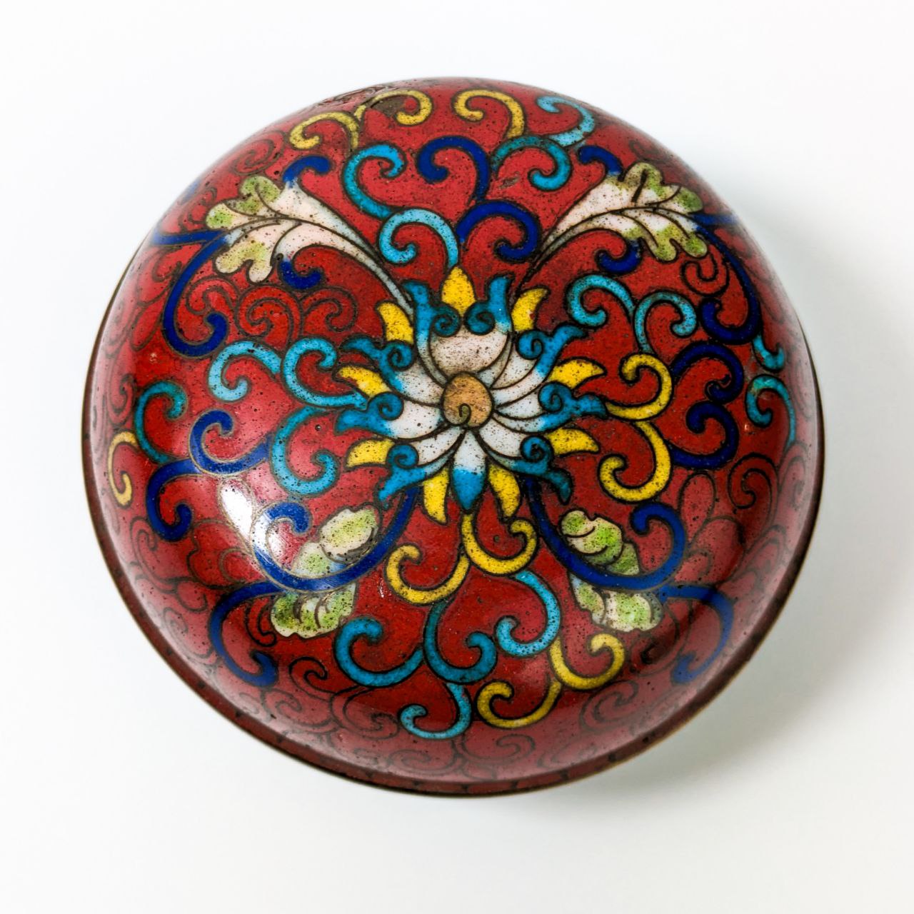 Caja de Cloisonné Chino Periodo Primera República China (1911-1949)