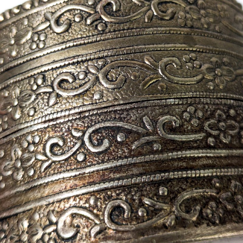 Polvorera de Maquillaje con jade China c.1950