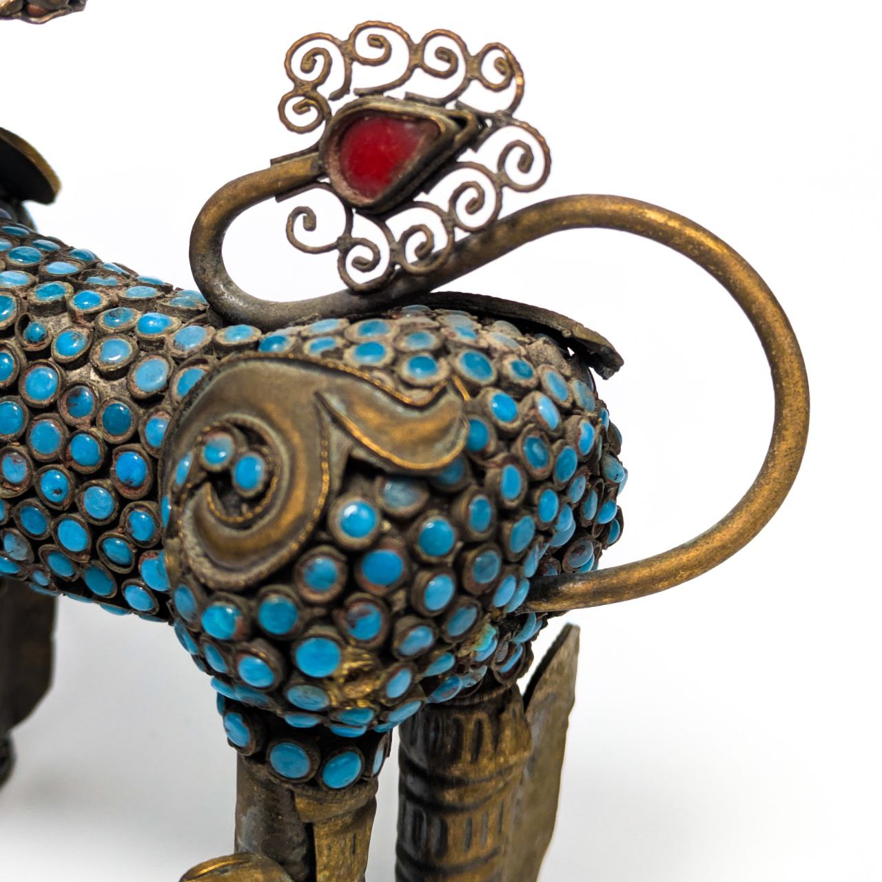 Perro Foo Tibetano filigrana c.1900