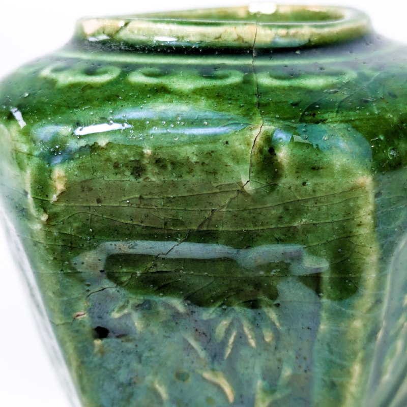 Pareja de Tarros de Jengibre de Shiwan, China c.1940