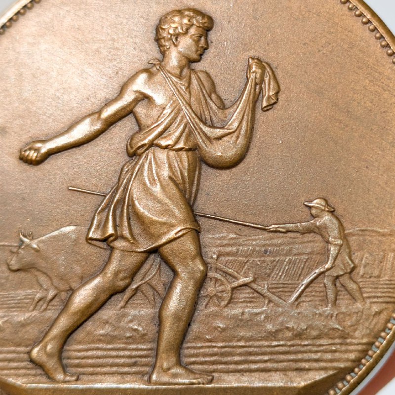 LOTE000339_04-1.jpg Medalla Francesa Societé d'Agriculture de Louhans de Jean Lagrange