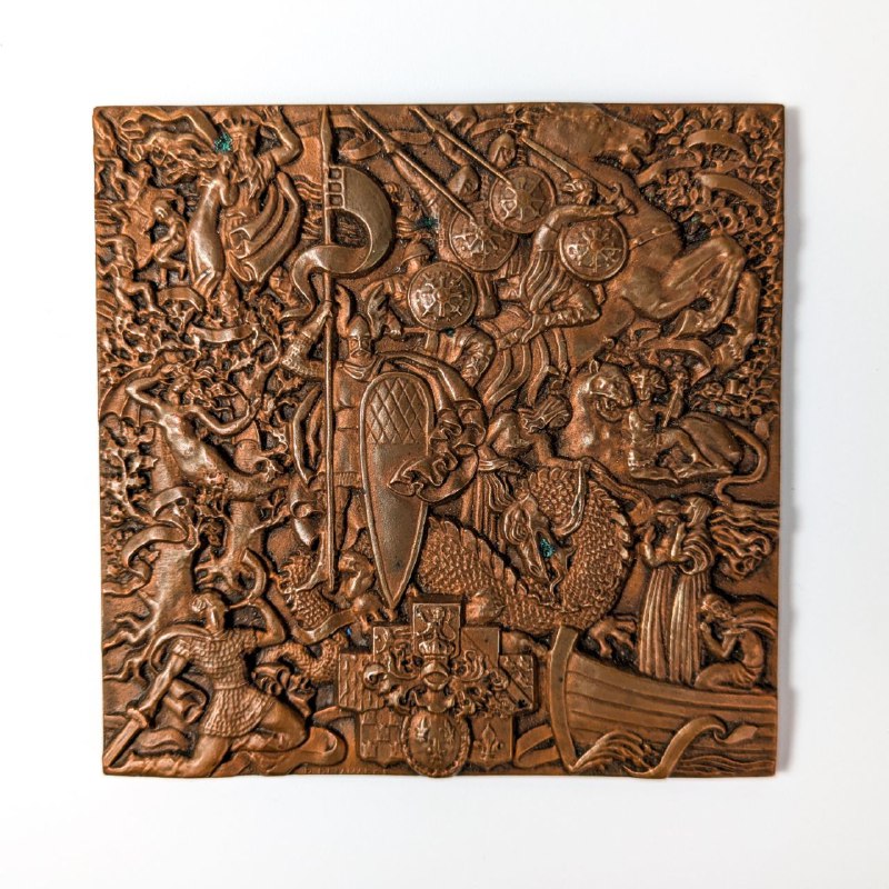 LOTE000341_01-1.jpg Medalla Francesa La Durandal 1953 Firmada R.Delabarre