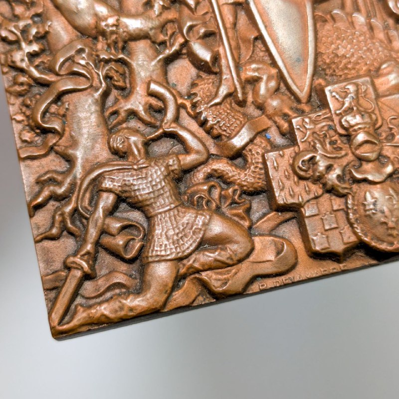 LOTE000341_05-1.jpg Medalla Francesa La Durandal 1953 Firmada R.Delabarre