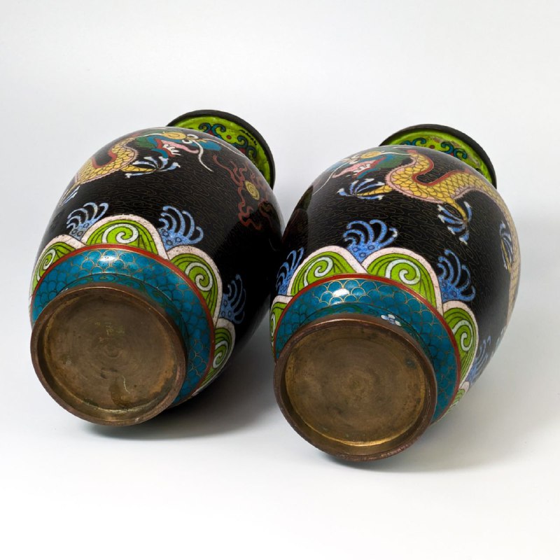 Pareja de Jarrones Chinos Primera República China (1911-1949)