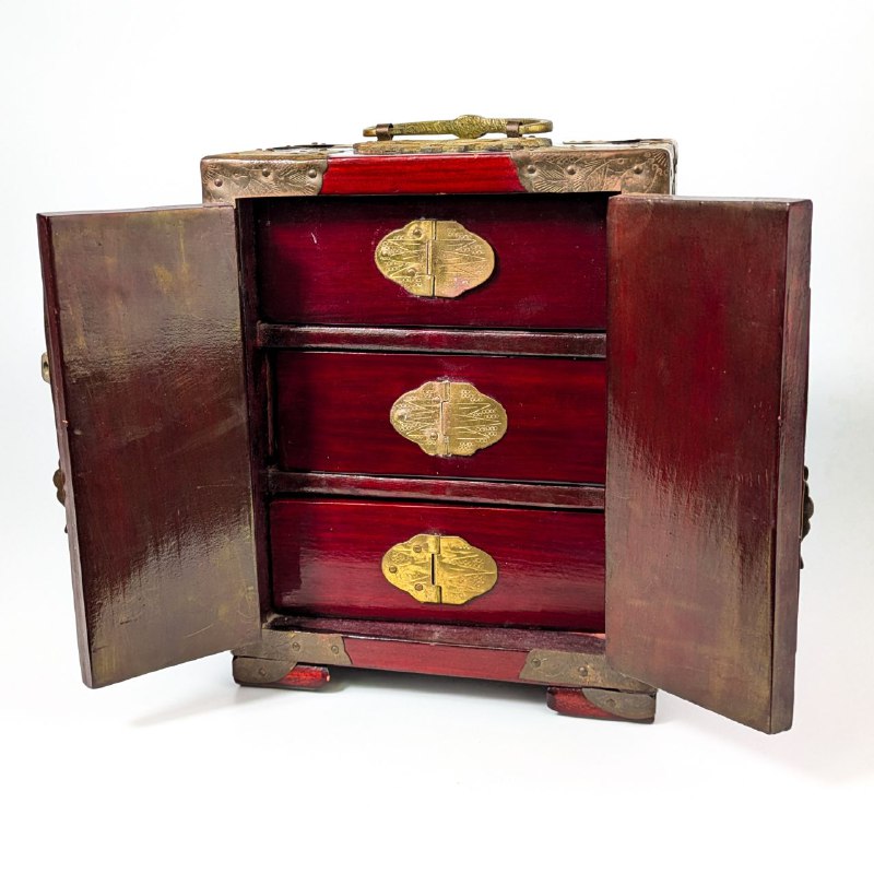 Joyero Chino de laca de Fujian c.1960