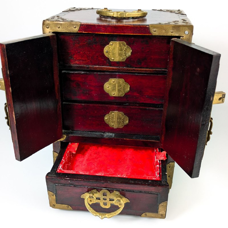 Joyero Chino de laca de Fujian c.1960