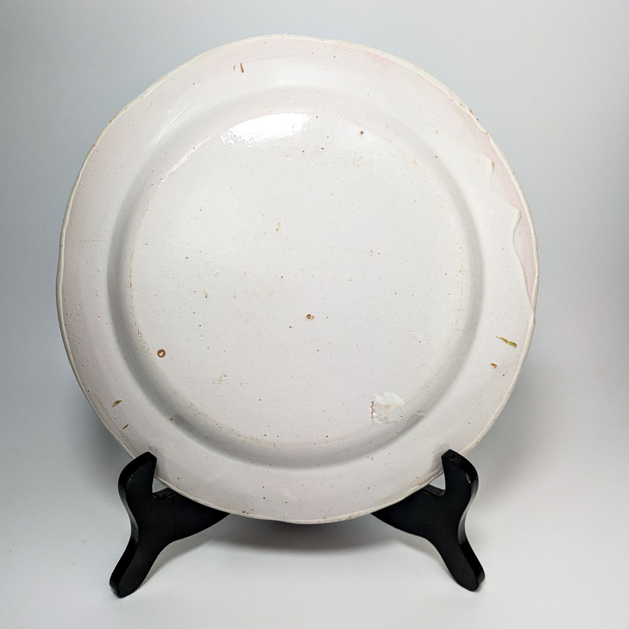 Plato de Cerámica de Les Islettes, Lorena Francia c.1780