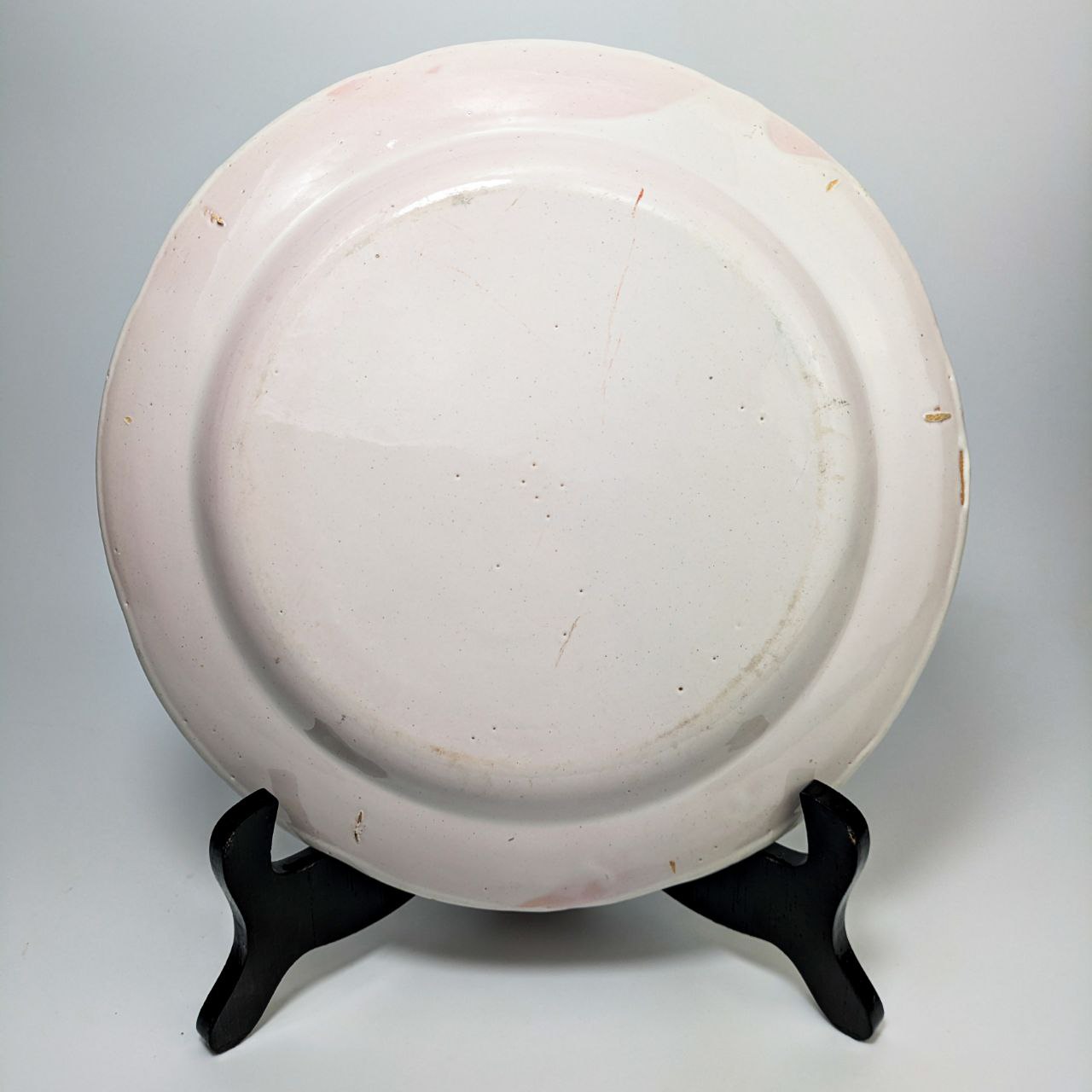 Plato de Cerámica de Les Islettes, Lorena Francia c.1780