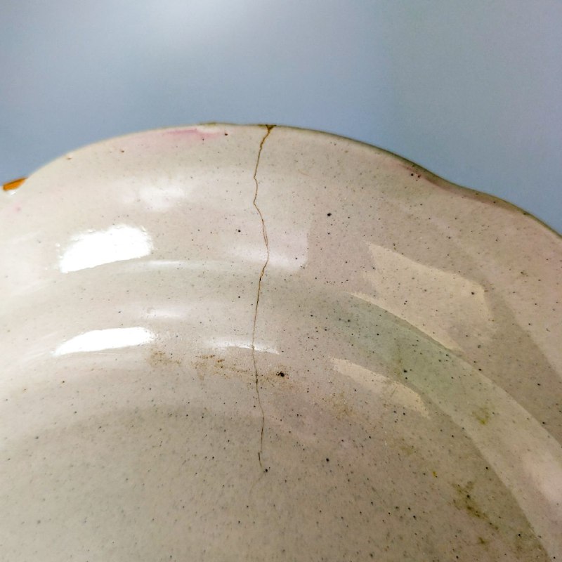 Plato de Cerámica de Les Islettes, Lorena Francia c.1780