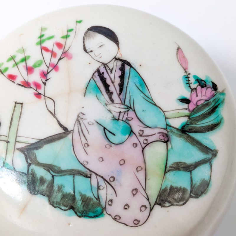 Caja para maquillaje China periodo Primera República China (1911-1949)