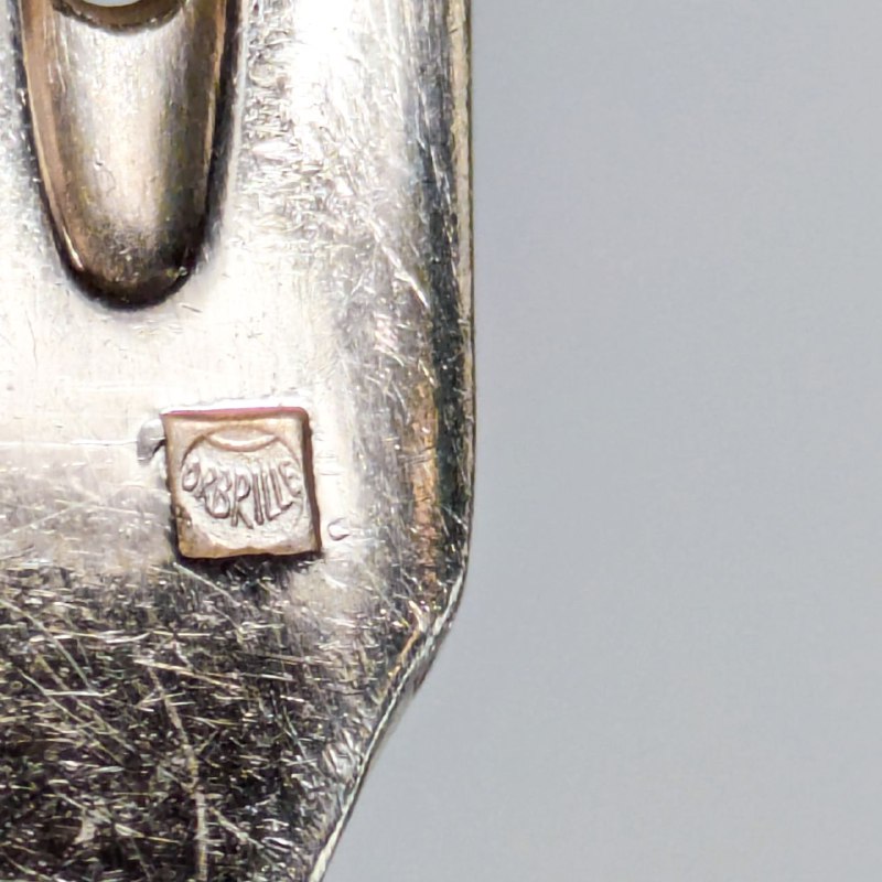 Juego de cubiertos Art decó bañados en plata Joseph Buisson, Francia c.1930