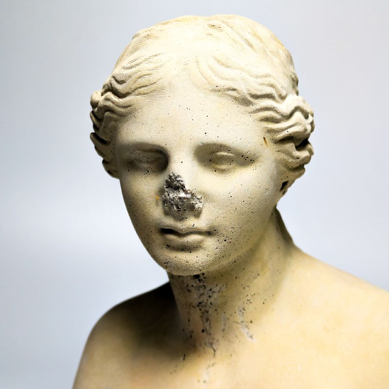 Escultura de Busto de la Venus de Milo