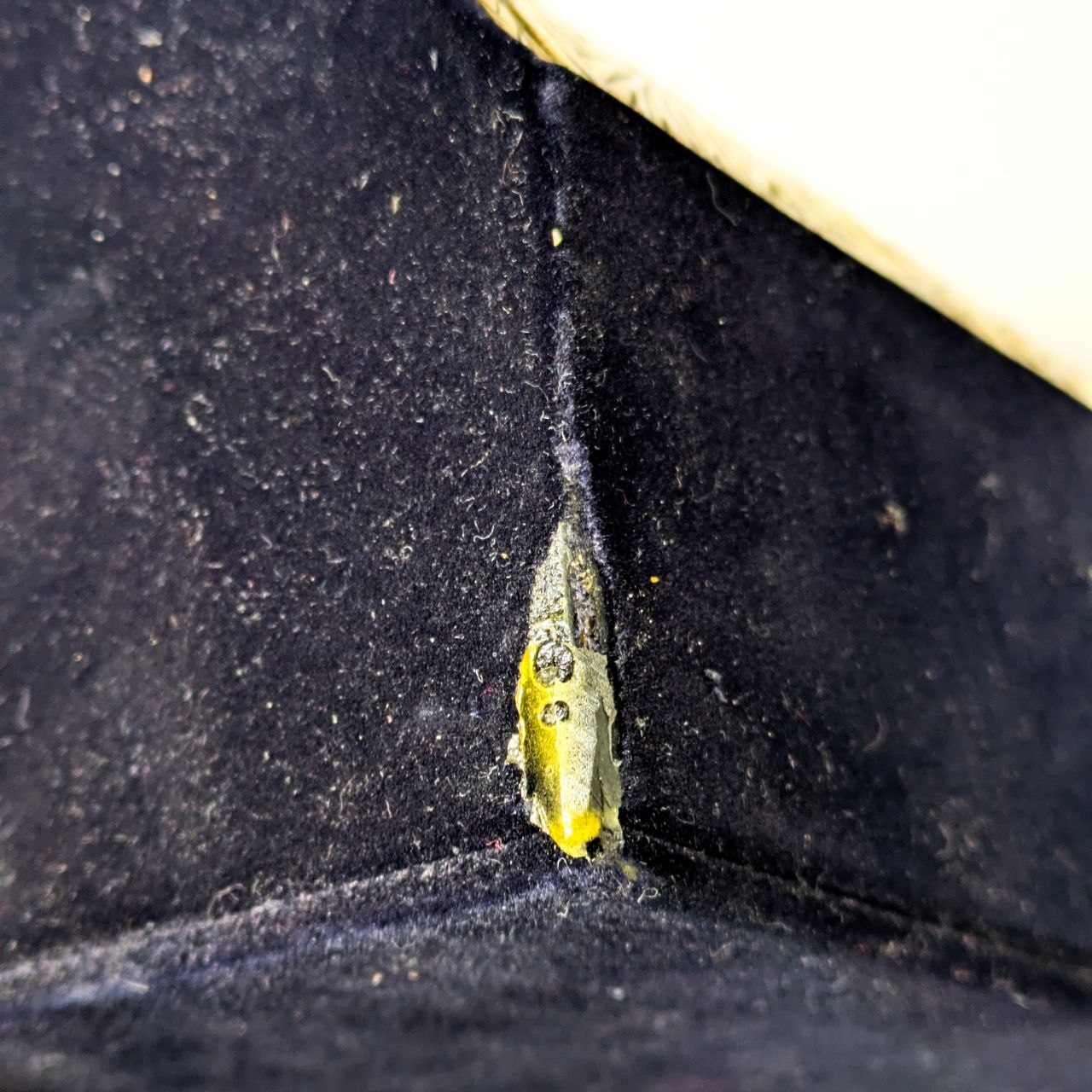 Caja Joyero de terciopelo y Plata 925