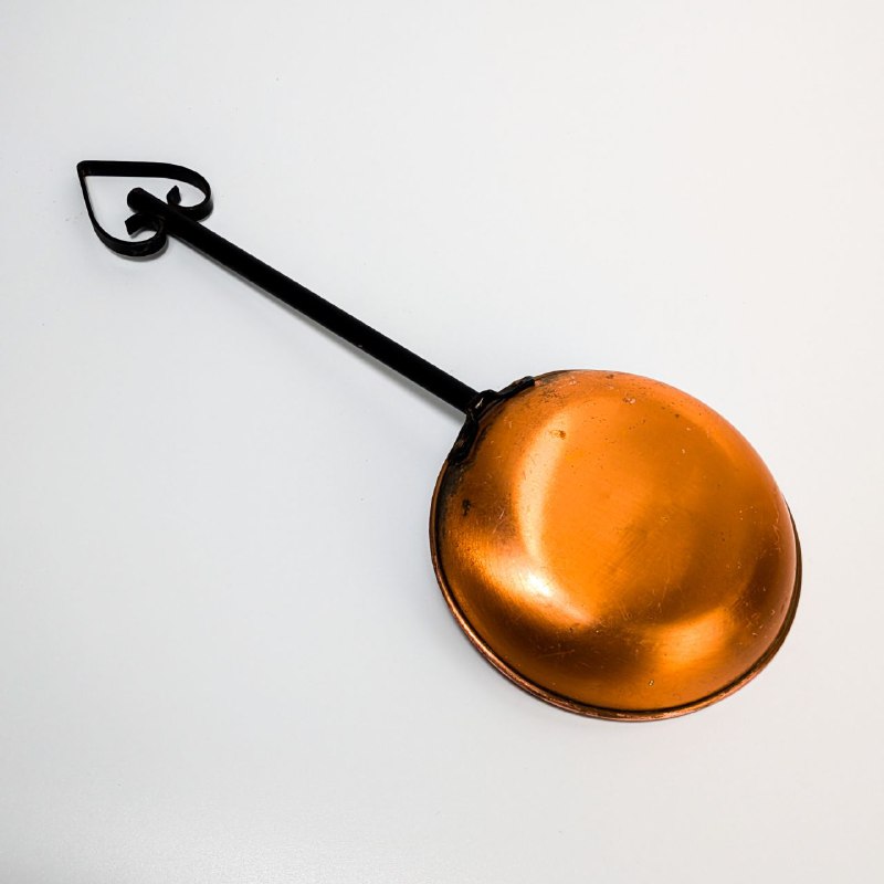 LOTE000374_04-1.jpg Pequeña Sartén Decorativa de cobre patrón Willow s.XX