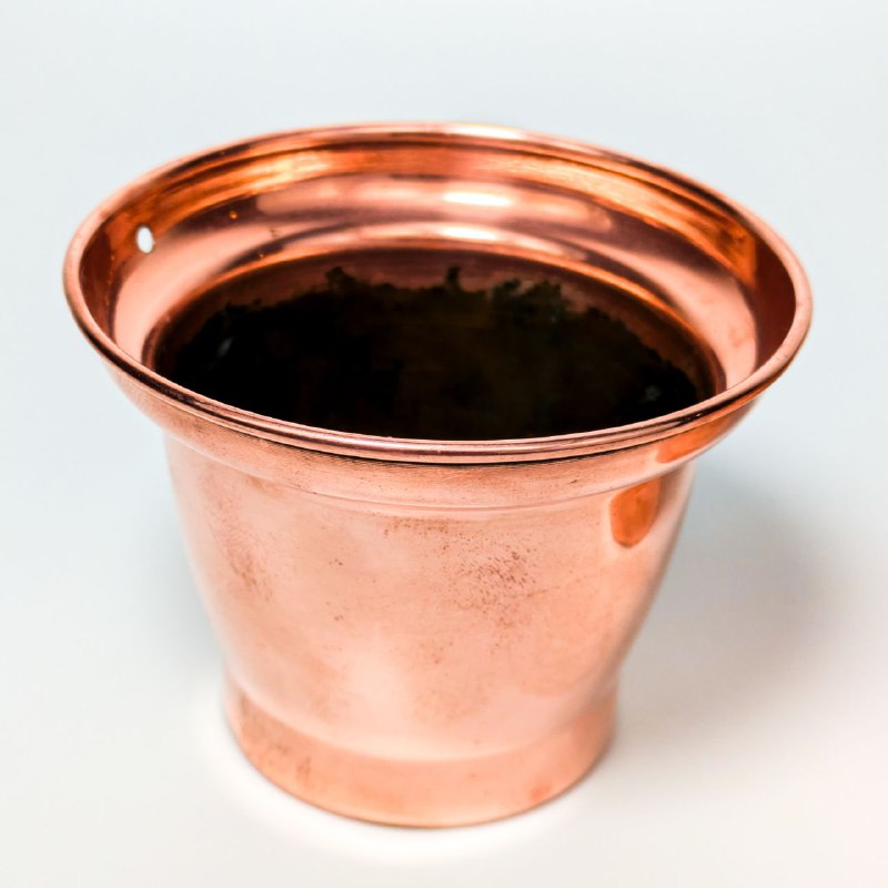 Pareja de Pequeñas macetas de cobre