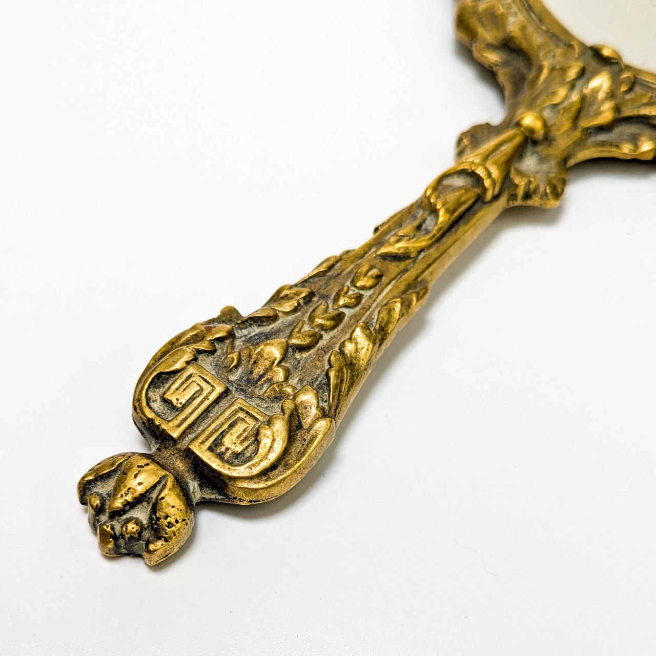 LOTE000380_02-1.jpg Espejo de Mano de bronce Napoleon III Francia c.1870