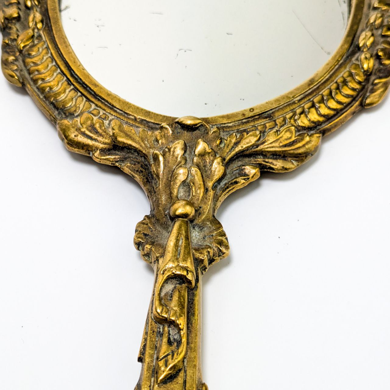 LOTE000380_04-1.jpg Espejo de Mano de bronce Napoleon III Francia c.1870