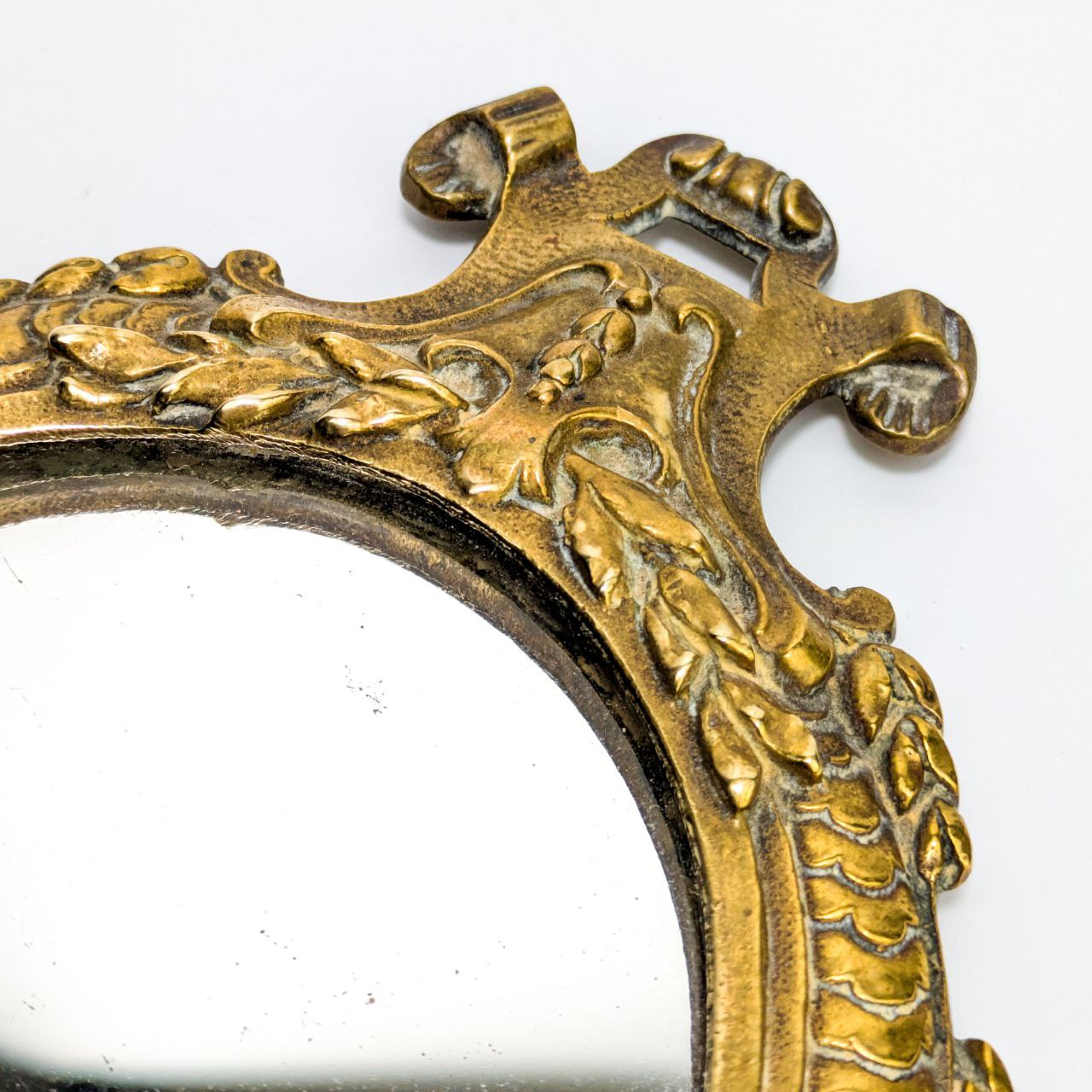 LOTE000380_05-1.jpg Espejo de Mano de bronce Napoleon III Francia c.1870