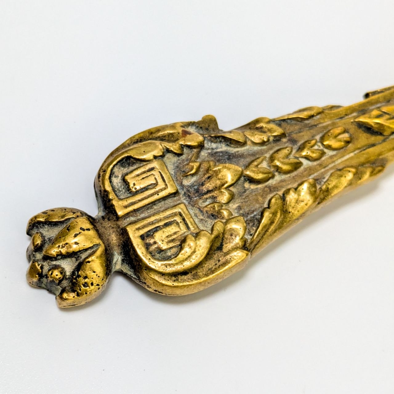 LOTE000380_07-1.jpg Espejo de Mano de bronce Napoleon III Francia c.1870