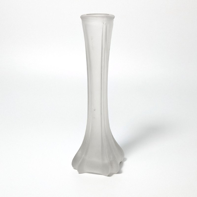 LOTE000382_01-1.jpg Jarrón para tulipa Vidrio esmerilado Art Decó, Francia c.1930