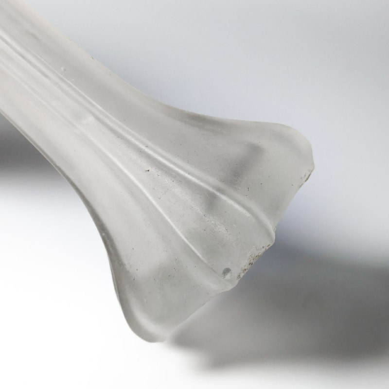 LOTE000382_02-1.jpg Jarrón para tulipa Vidrio esmerilado Art Decó, Francia c.1930