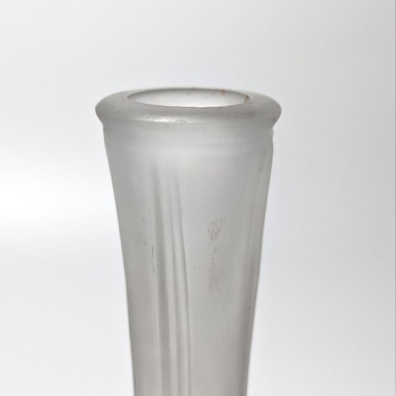 LOTE000382_03-1.jpg Jarrón para tulipa Vidrio esmerilado Art Decó, Francia c.1930