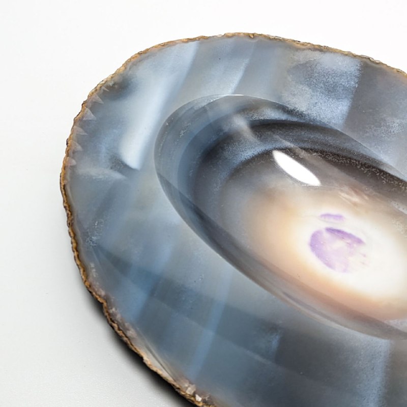 Cenicero de mineral de Ágata