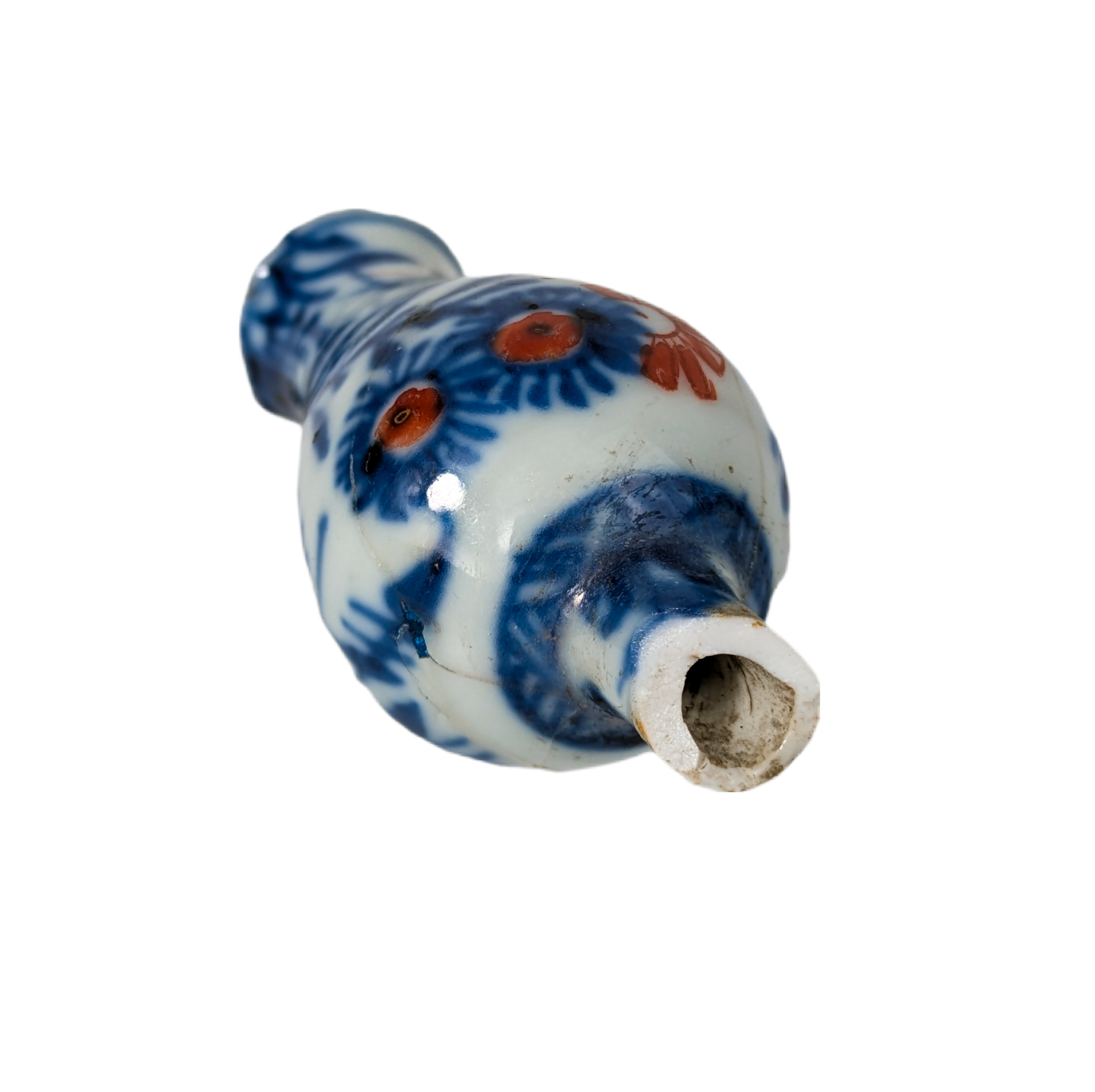 Pequeño jarrón Imari, China, Dinastía Qing, Periodo Kangxi (1662-1722)