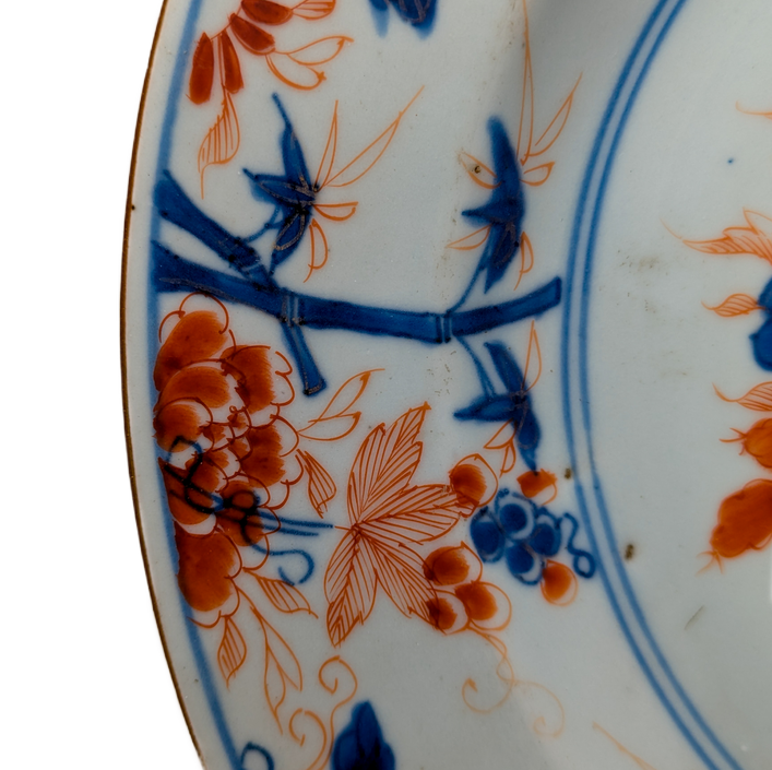 Plato Imari, China, Dinastía Qing, Periodo Kangxi (1662-1722)
