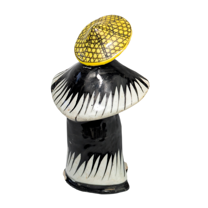 Figura de Campesino con Sombrero Douli, China, Primera República China (1911-1949)