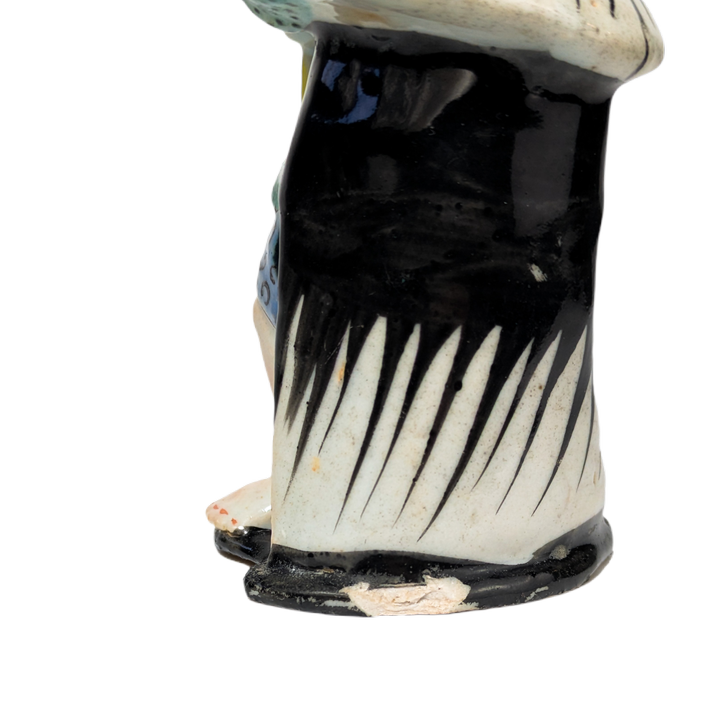 Figura de Campesino con Sombrero Douli, China, Primera República China (1911-1949)