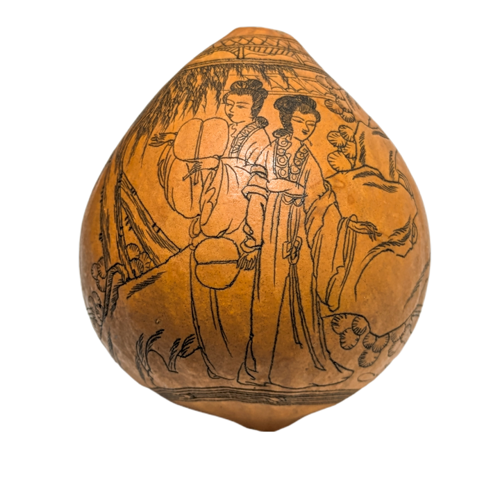 Calabaza de Lanzhou grabada, China, Primera República China (1911-1949)