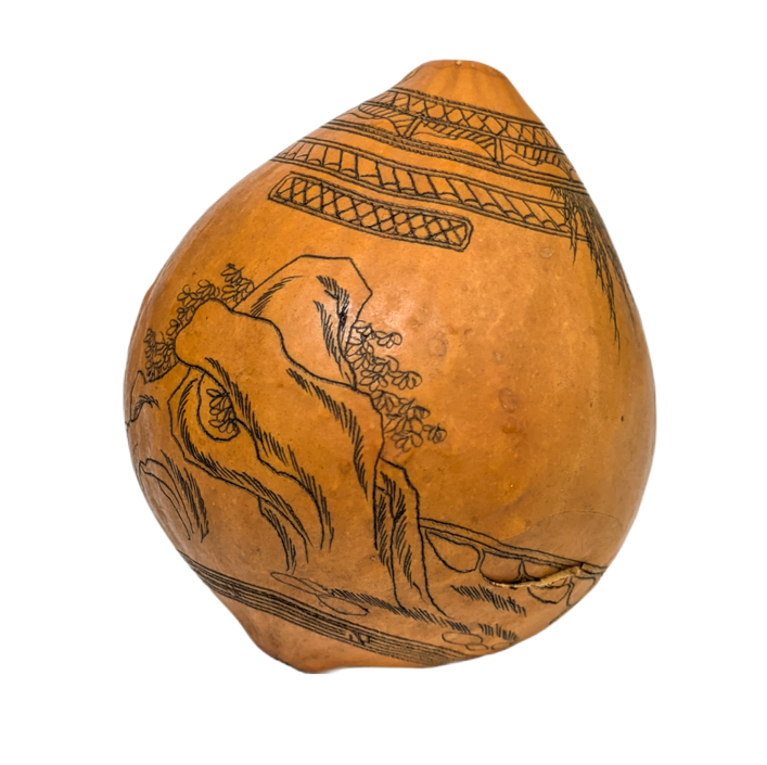 Calabaza de Lanzhou grabada, China, Primera República China (1911-1949)