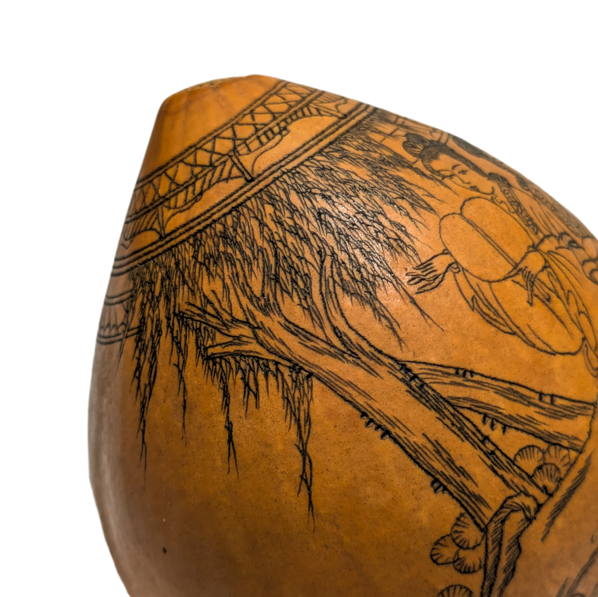 Calabaza de Lanzhou grabada, China, Primera República China (1911-1949)