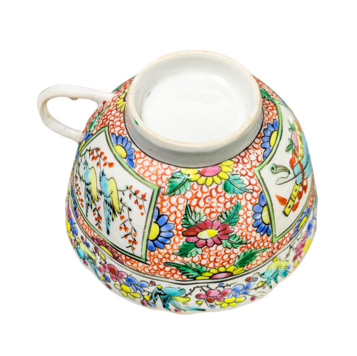 Taza con platillo, China, Dinastía Qing periodo Tongzhi (1861-1875)
