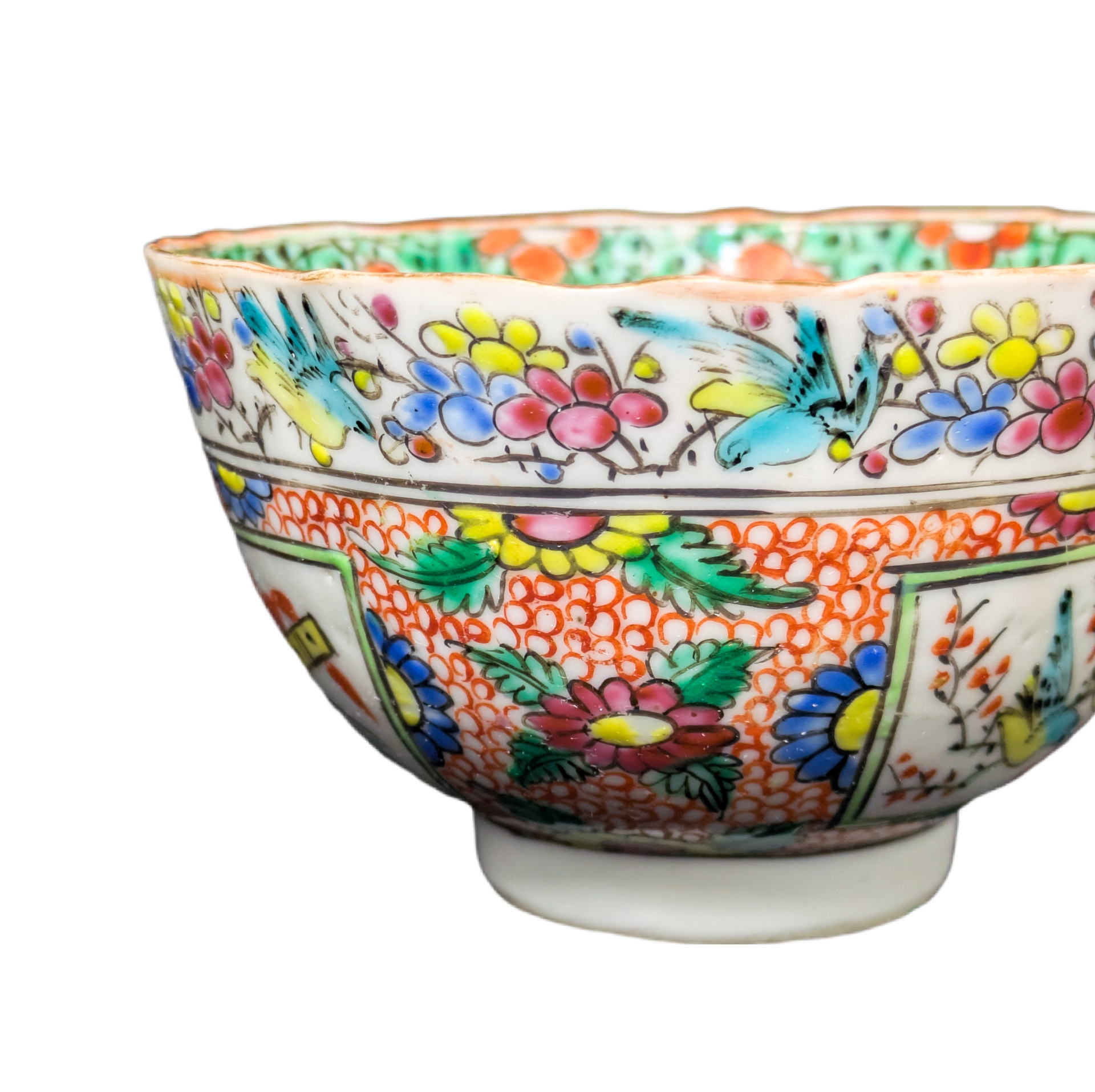 Taza con platillo, China, Dinastía Qing periodo Tongzhi (1861-1875)