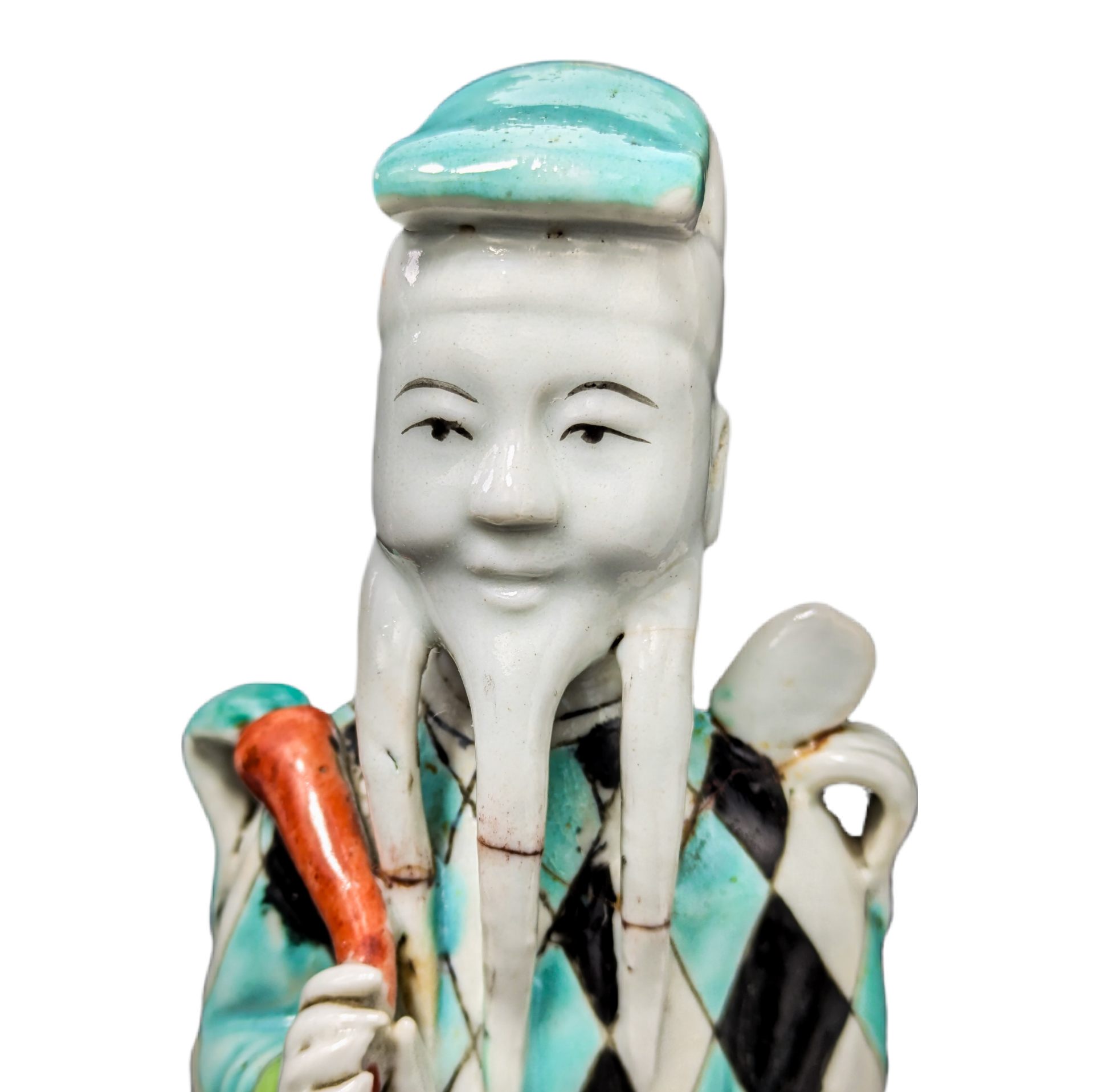 Pareja de Inmortales Compania de las Indias, China, Periodo Qianlong (1736-1795)